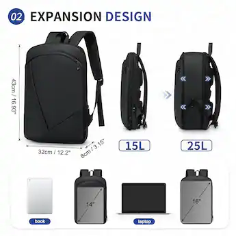 backpack compartment laptop luncher Anti-Theft 15.6 Inch When the job calls for quick responses and free hands LOKASS 15.6 Inch Laptop Backpack,