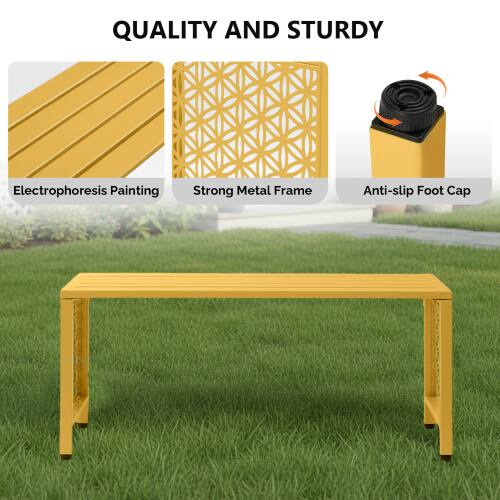 QUALITY AND STURDY

Electrophoresis Painting  
Strong Metal Frame  
Anti-slip Foot Cap