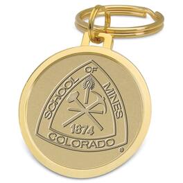 Jardine - Colorado School of Mines Orediggers Team Logo Split-Wire Key Ring - Gold