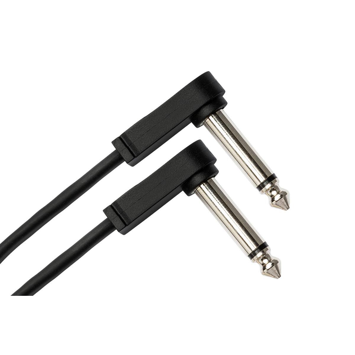 Alt View 3. Hosa Technology - Hosa Technology 18" Right-Angle to Same Flat Guitar Patch Cable.