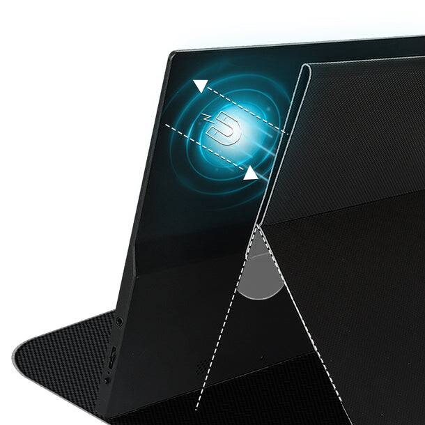 Angle. ReHisk - Rehisk RE-18.5FC Portable Monitor for Gaming - Black.