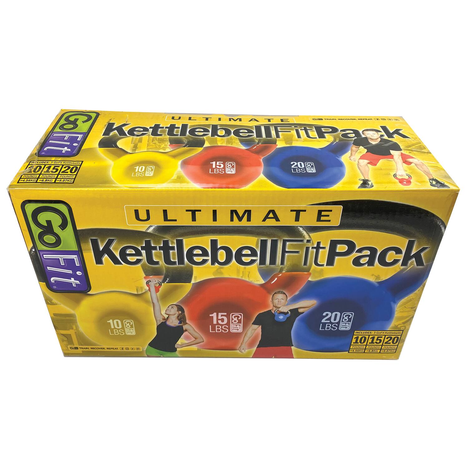 ULTIMATE KettlebellFitPack

- 10 LBS
- 15 LBS
- 20 LBS

Go Fit

ULTIMATE KettlebellFitPack

- 10 LBS
- 15 LBS
- 20 LBS