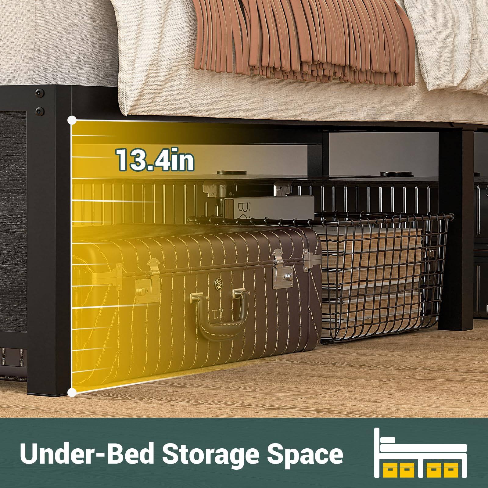 13.4in T.Y. Under-Bed Storage Space
