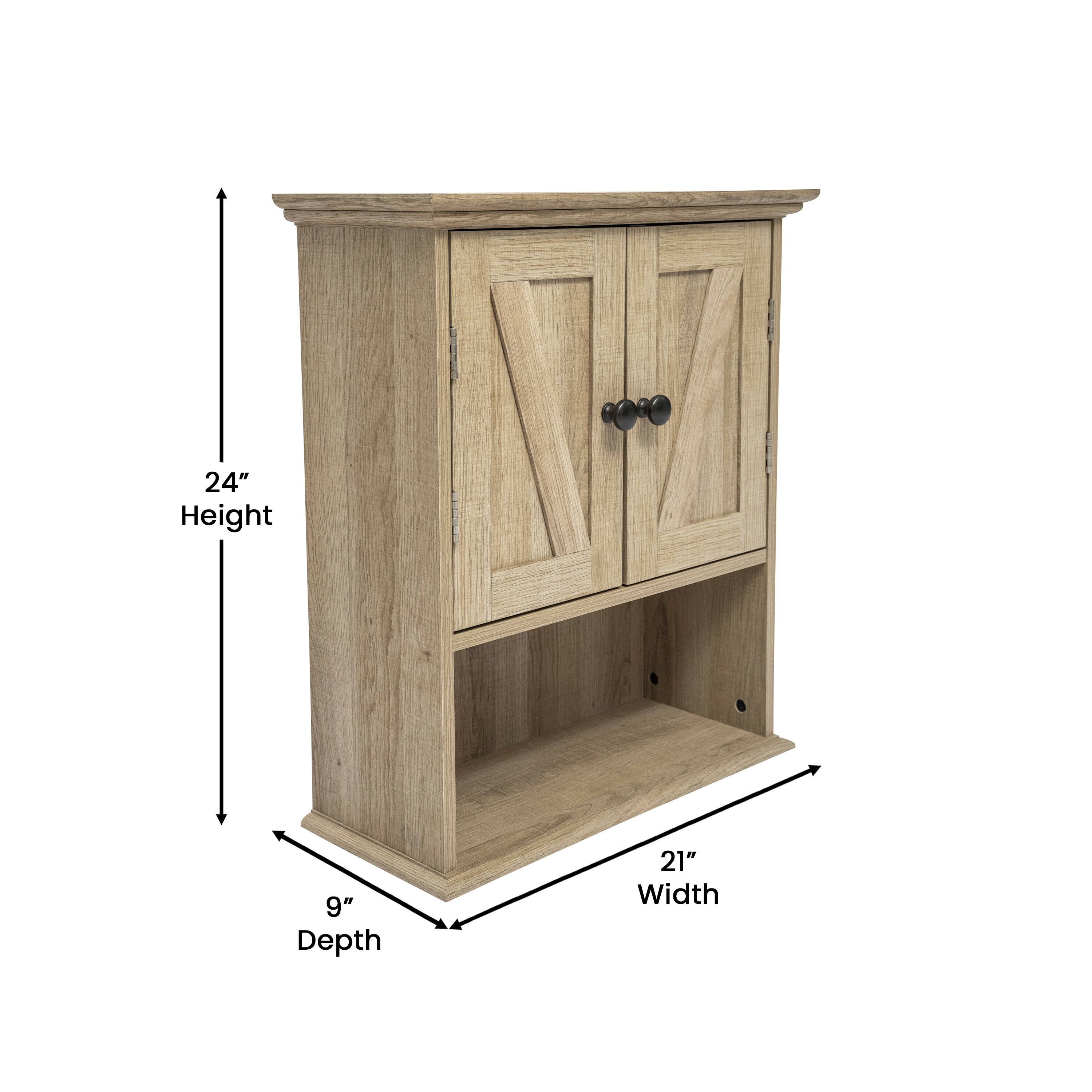 24" Height, 9" Depth, 21" Width