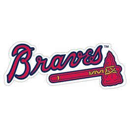 Fan Creations - Atlanta Braves 24" Logo Cutout Sign - Multicolor