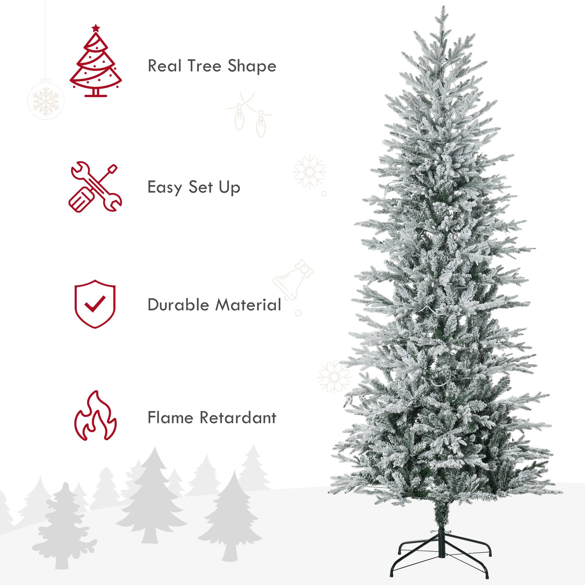 Real Tree Shape, Easy Set Up, Durable Material, Flame Retardant