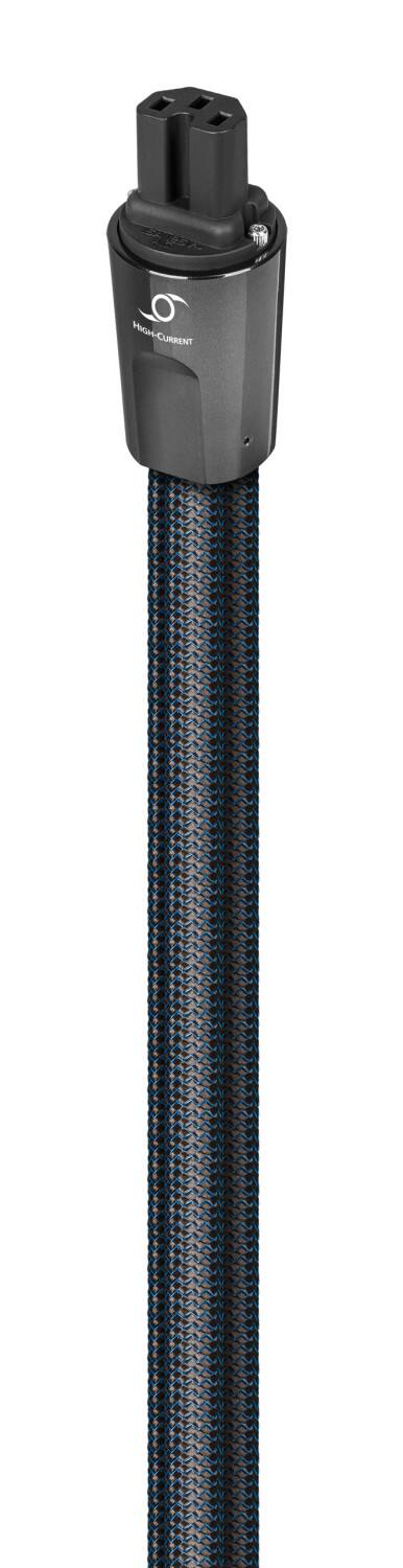 Alt View 12. AudioQuest - Hurricane High (Variable) Current 6.6' Power Cable with C19 to 3-Prong Wall Plug Connectors - Black.