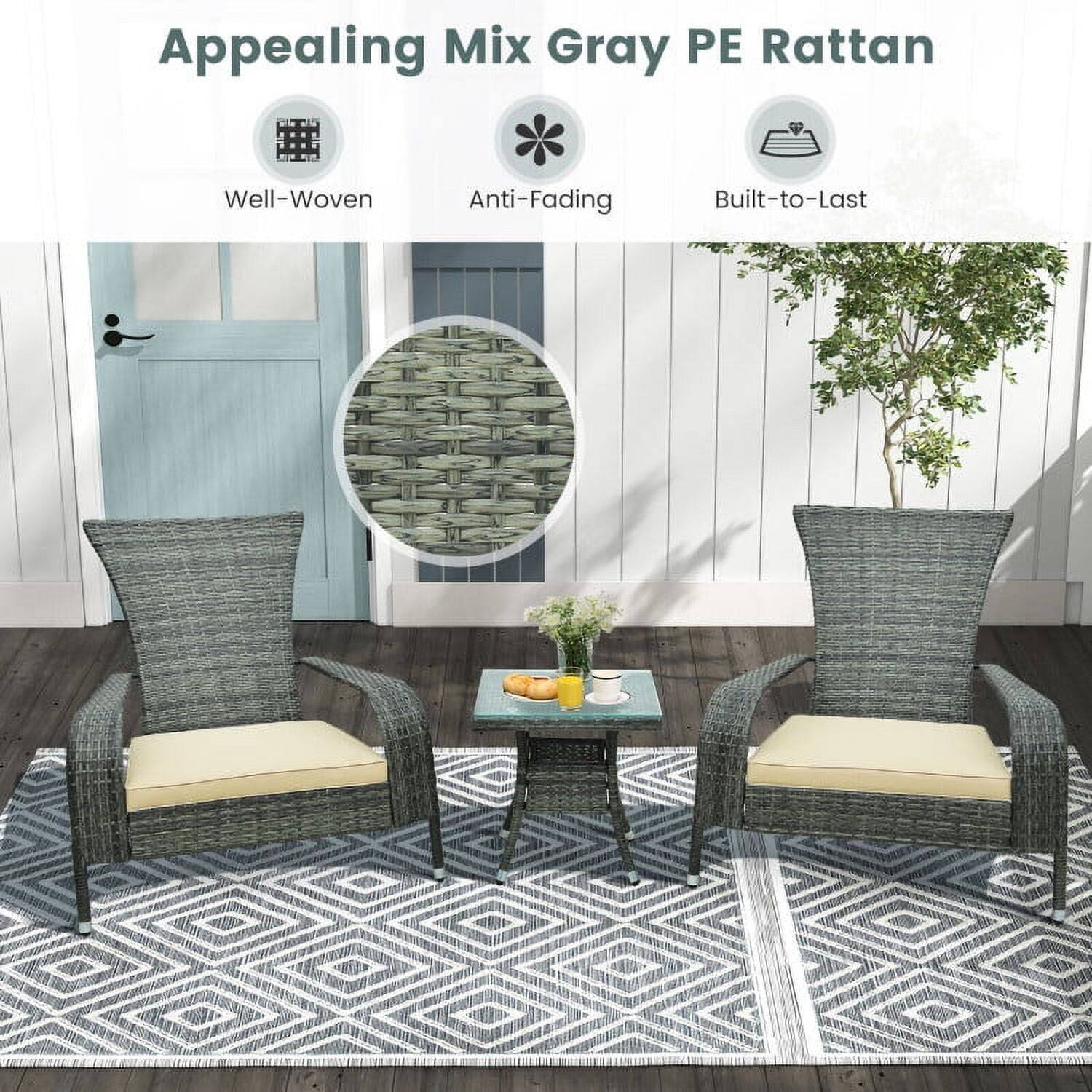 Appealing Mix Gray PE Rattan

- Well-Woven
- Anti-Fading
- Built-to-Last