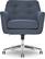 Front. Serta - Ashland Memory Foam & Twill Fabric Home Office Chair - Blue.