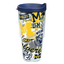 Tervis - Michigan Wolverines 24oz. All Over Classic Tumbler - Multicolor