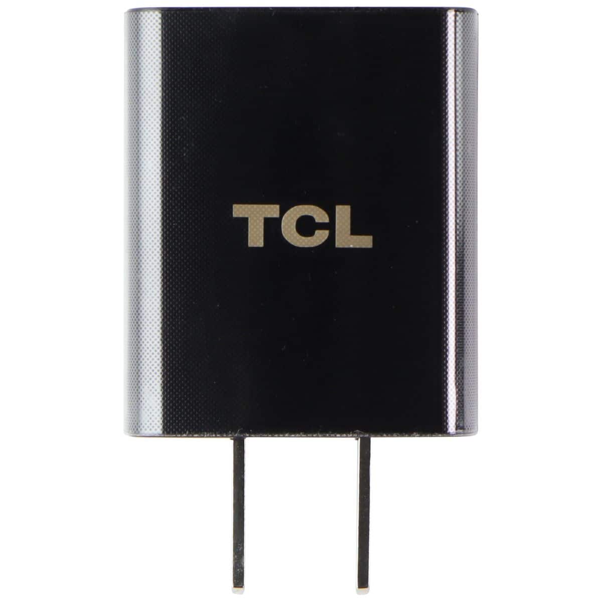 TCL - Travel Charger USB-A Wall Adapter UC13US 5V 2A - Black - Black