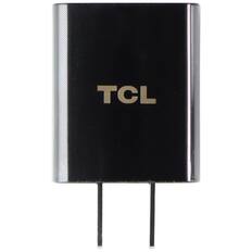 Front. TCL - Travel Charger USB-A Wall Adapter UC13US 5V 2A - Black - Black.