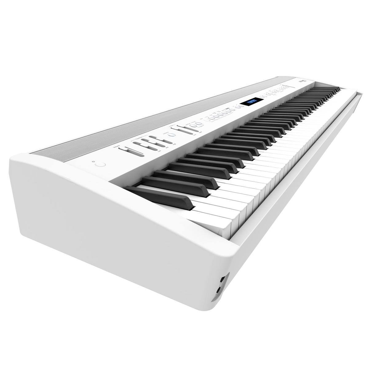 Alt View 4. Roland - Roland FP-60X 88 Keys SuperNATURAL Portable Digital Piano, White.