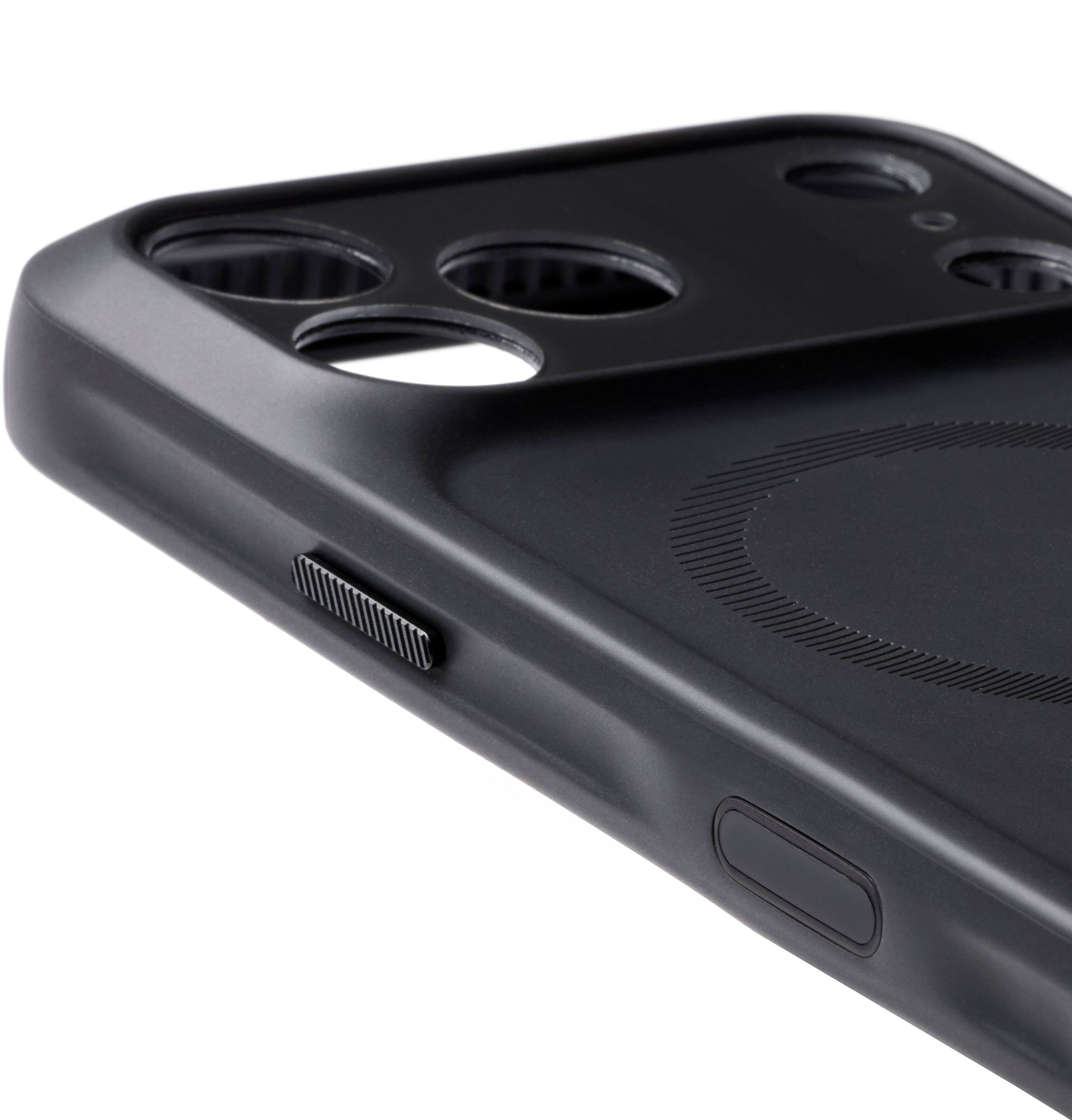 Back. Bellroy - Apple iPhone 17 Pro Max Venture Phone Case + Lanyard - Shadow.