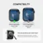 The text on the image is grouped and corrected as follows:

COMPATIBILITY:
Only for Apple Watch Series 7/8/9 (41mm)
Not for Apple Watch Series 7/8/9 (45mm)

HOW DO YOU KNOW YOUR WATCH SIZE?
Please check the back of your watch, and make sure the correct size of your watch before ordering!