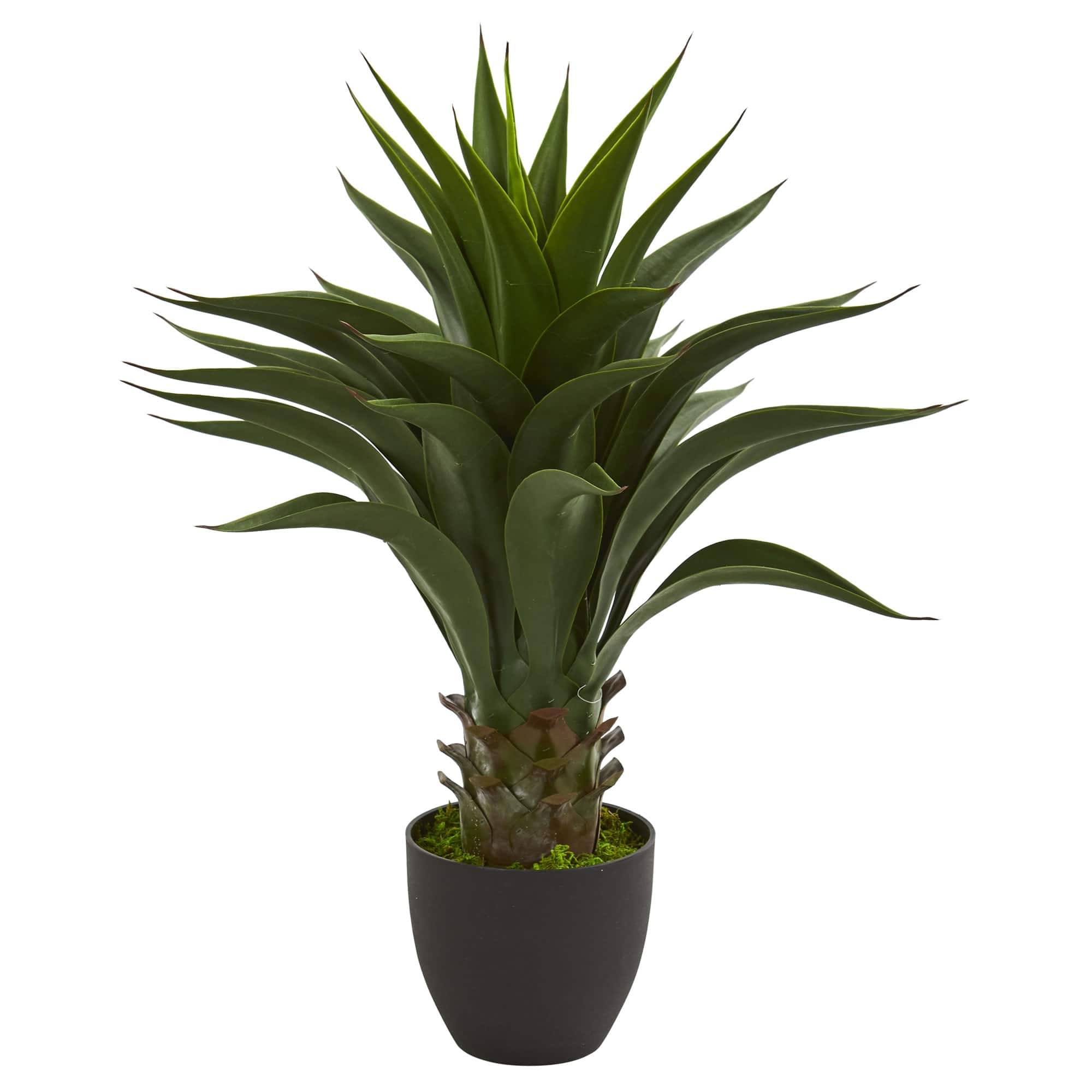 BreeBe - 28" Agave Artificial Plant - Green