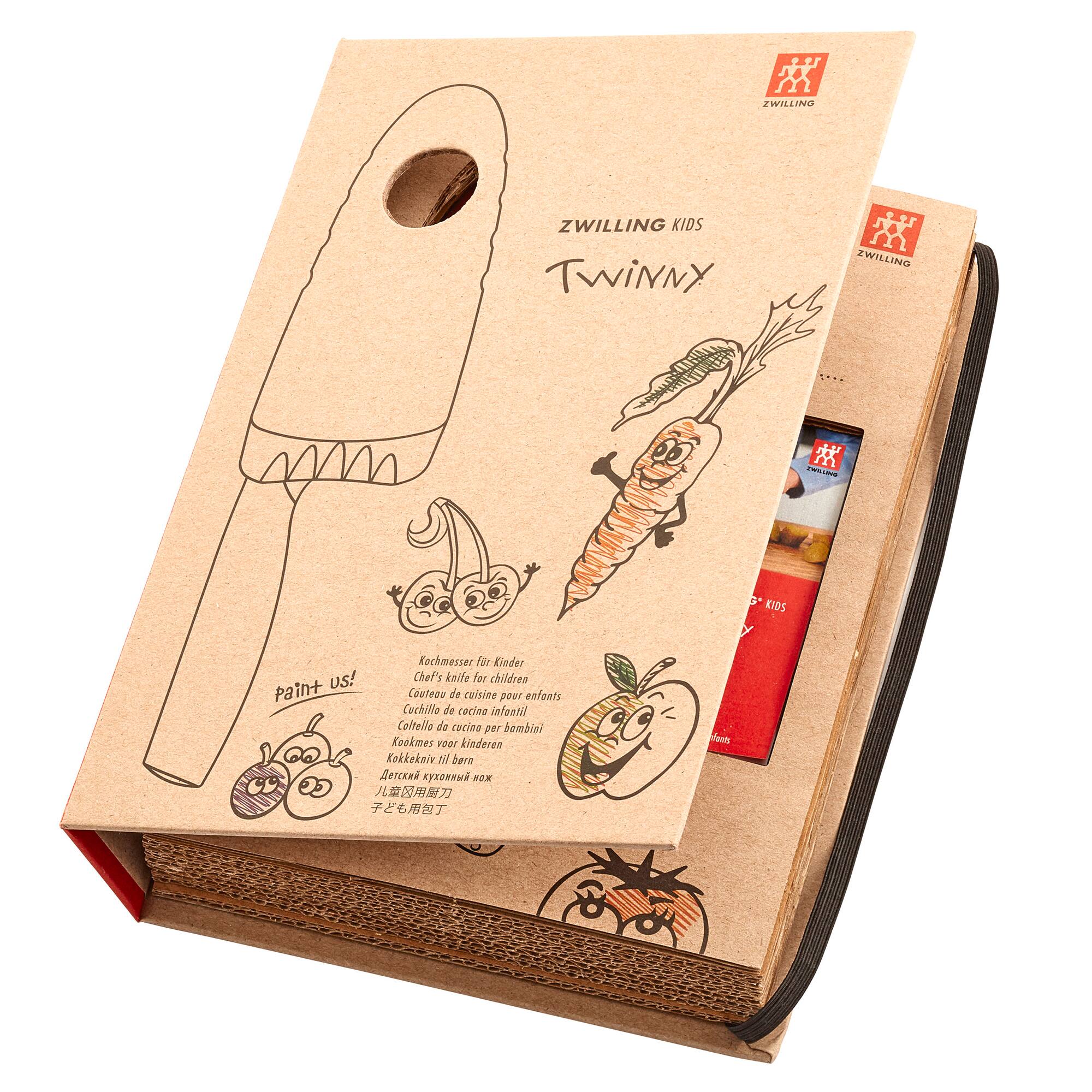 ZWILLING KIDS  
TWiNNY  

Paint + Us!  
Kochmesser für Kinder  
Chef's knife for children  
Couteau de cuisine pour enfants  
Cuchillo de cocina para niños  
Kookmes voor kinderen  
Kokkekniv for barn  
Детский кухонный нож  
子供用包丁  

ZWILLING