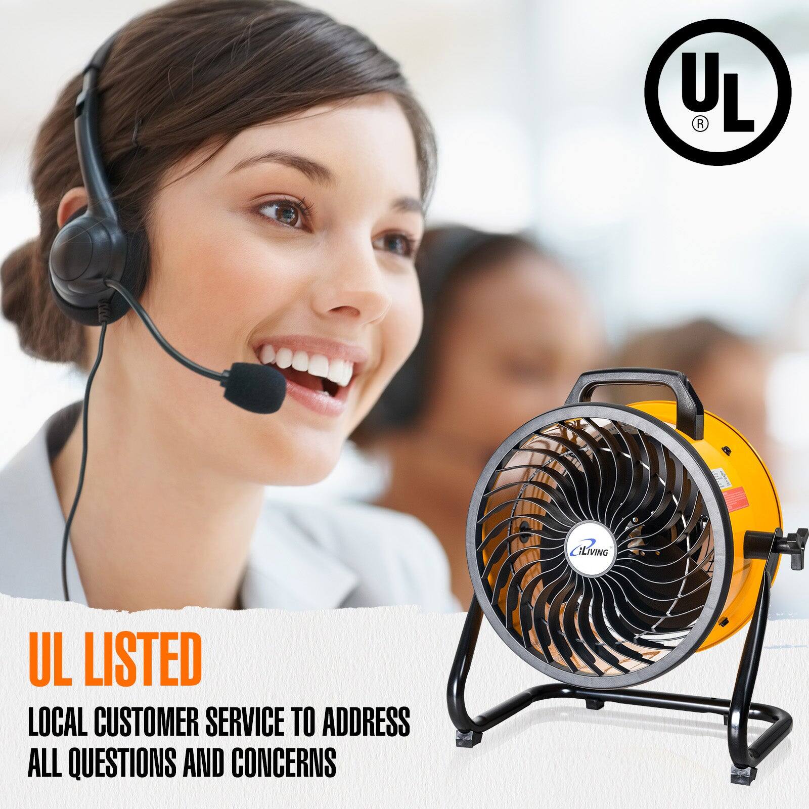 UL LISTED  
LOCAL CUSTOMER SERVICE TO ADDRESS ALL QUESTIONS AND CONCERNS