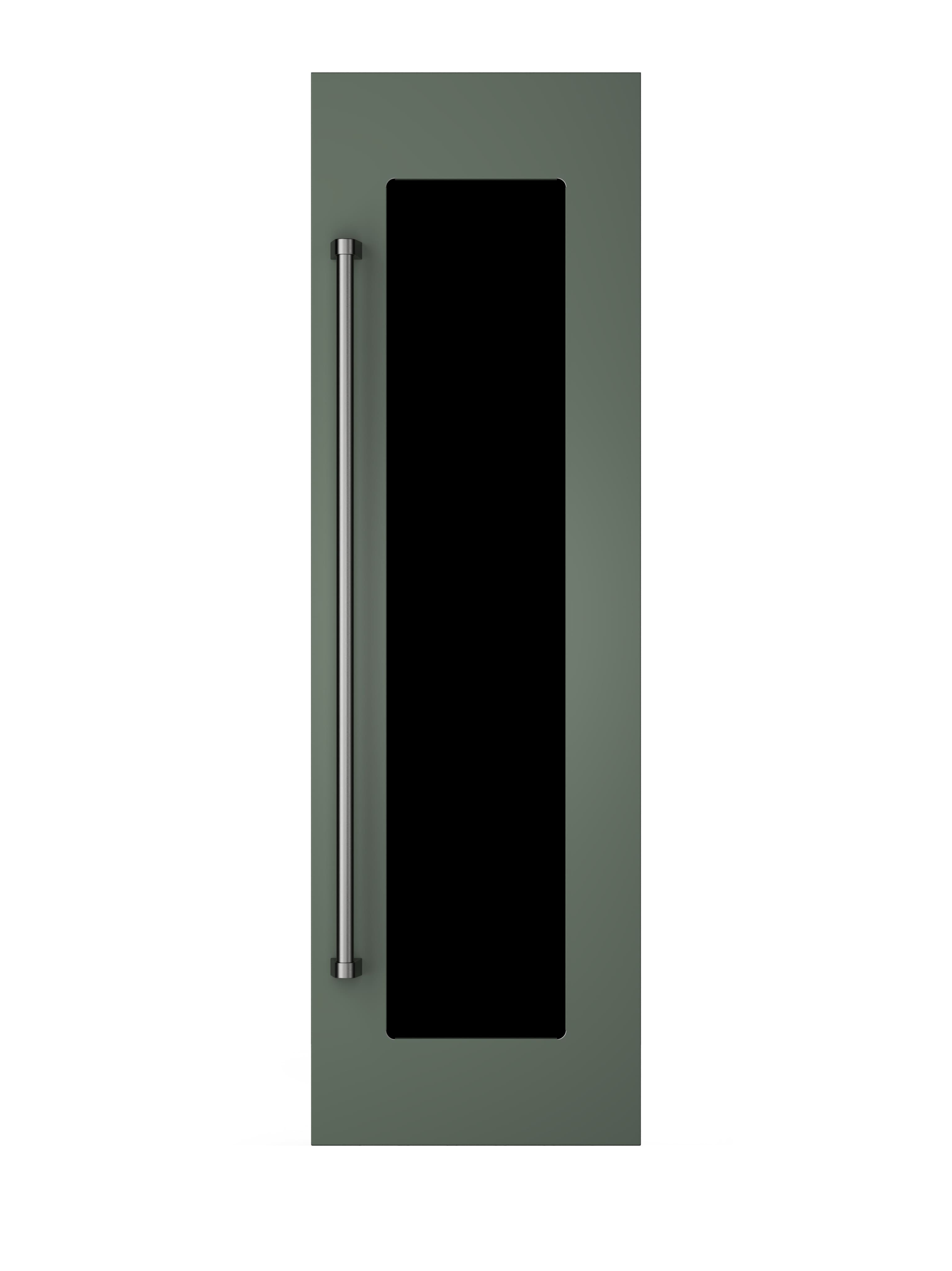 Front. Viking - 24"W. Integrated Wine Cooler Door Panel for Viking Model FDWCIC7240R - Eucalyptus Right Hinge - Eucalyptus.