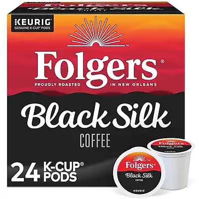 Folgers
Proudly Roasted in New Orleans
Black Silk Coffee
24 K-Cup Pods
Keurig Genuine K-Cup Pods