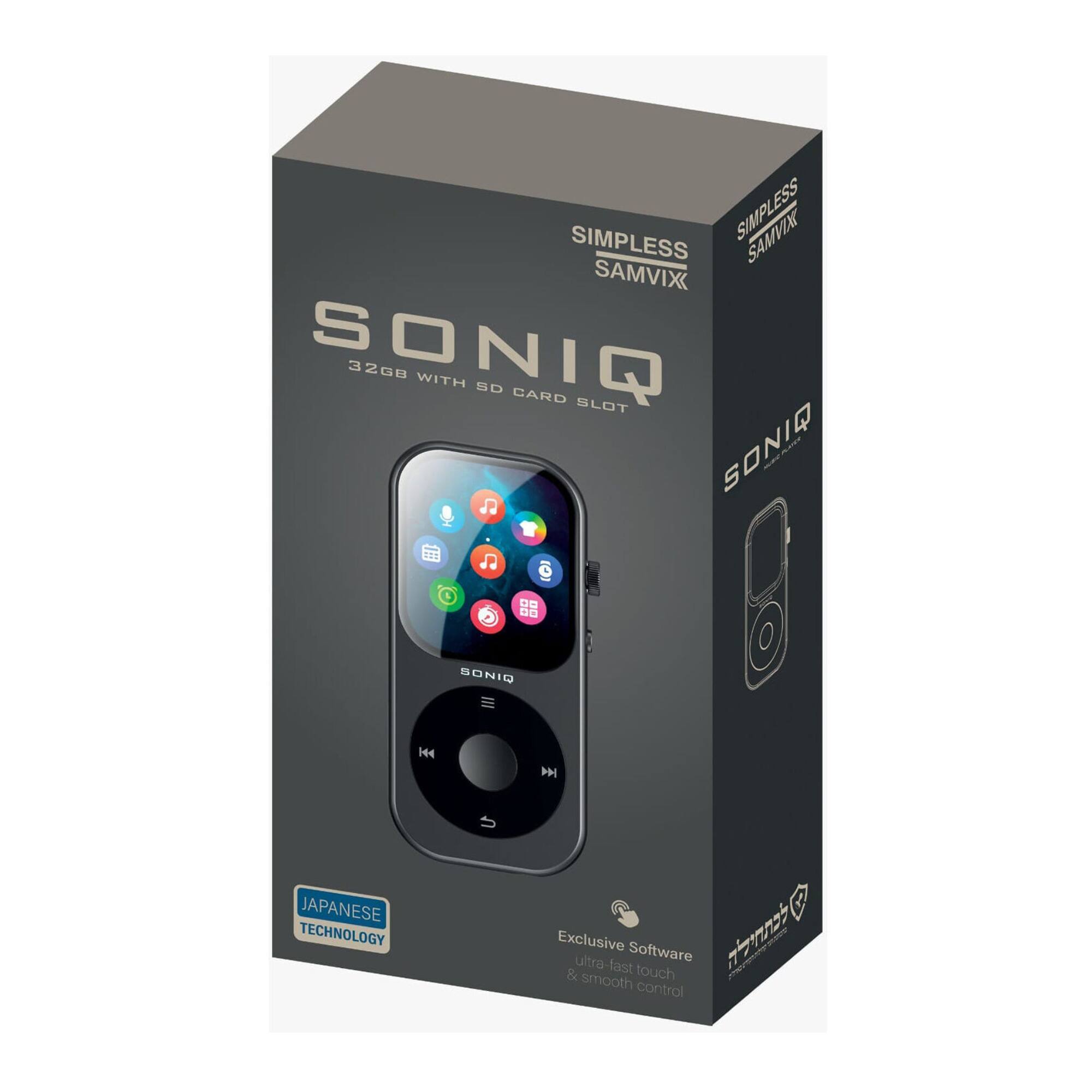 SIMPLESS SAMVIX SONIQ 32GB WITH SD CARD SLOT SONIQ - CA JAPANESE TECHNOLOGY Exclusive ultra-fast touch & smooth control
