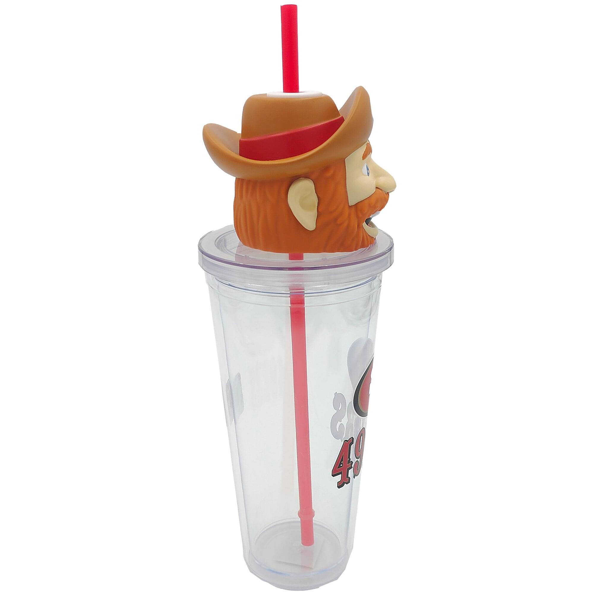 Alt View 2. Pegasus - San Francisco 49ers Mascot Lid 24oz. Sipper Cup - Multicolor.