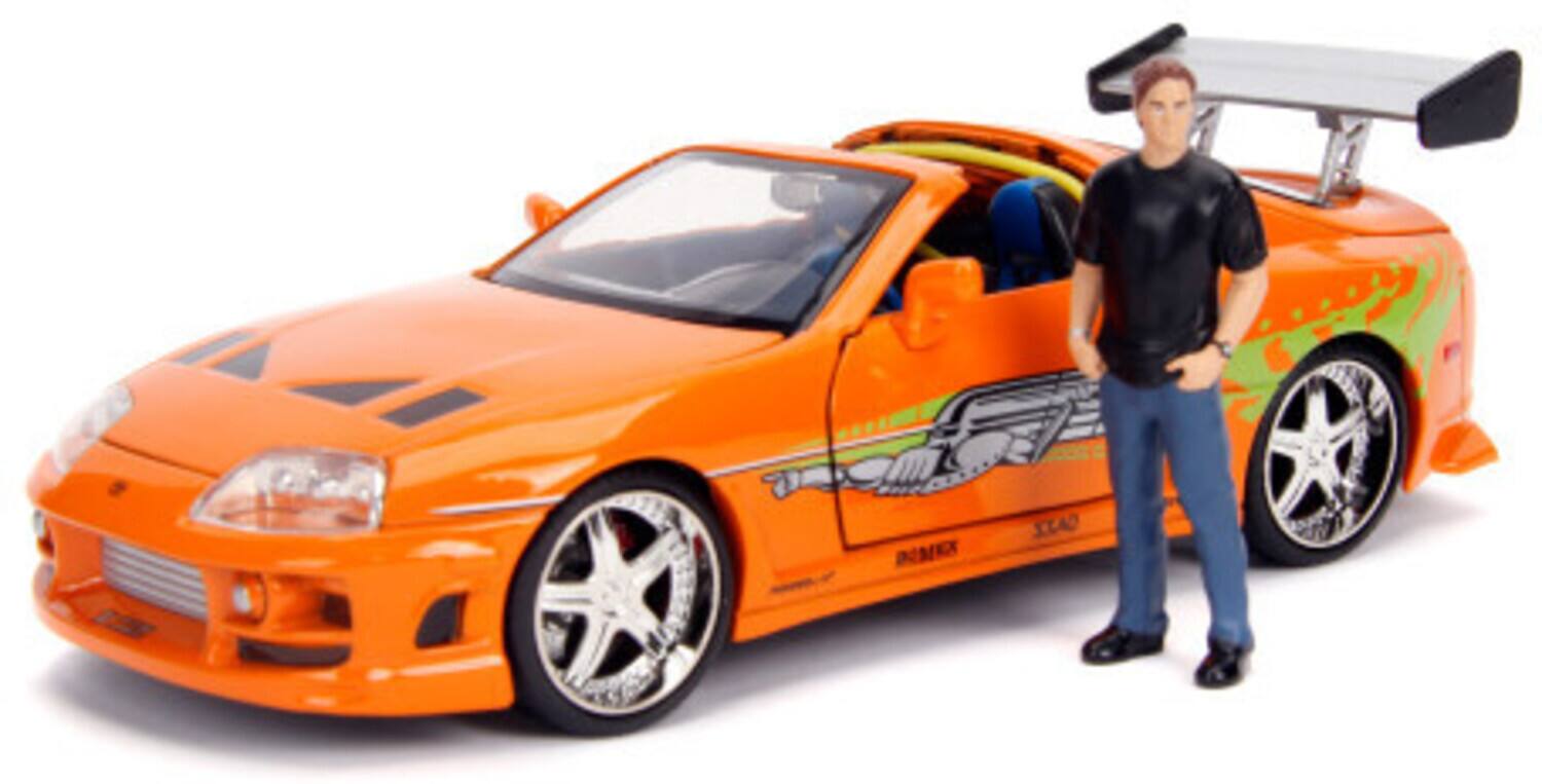Jada Toys 1:24 Fast & Furious 1 Brian's Toyota Supra Build N
