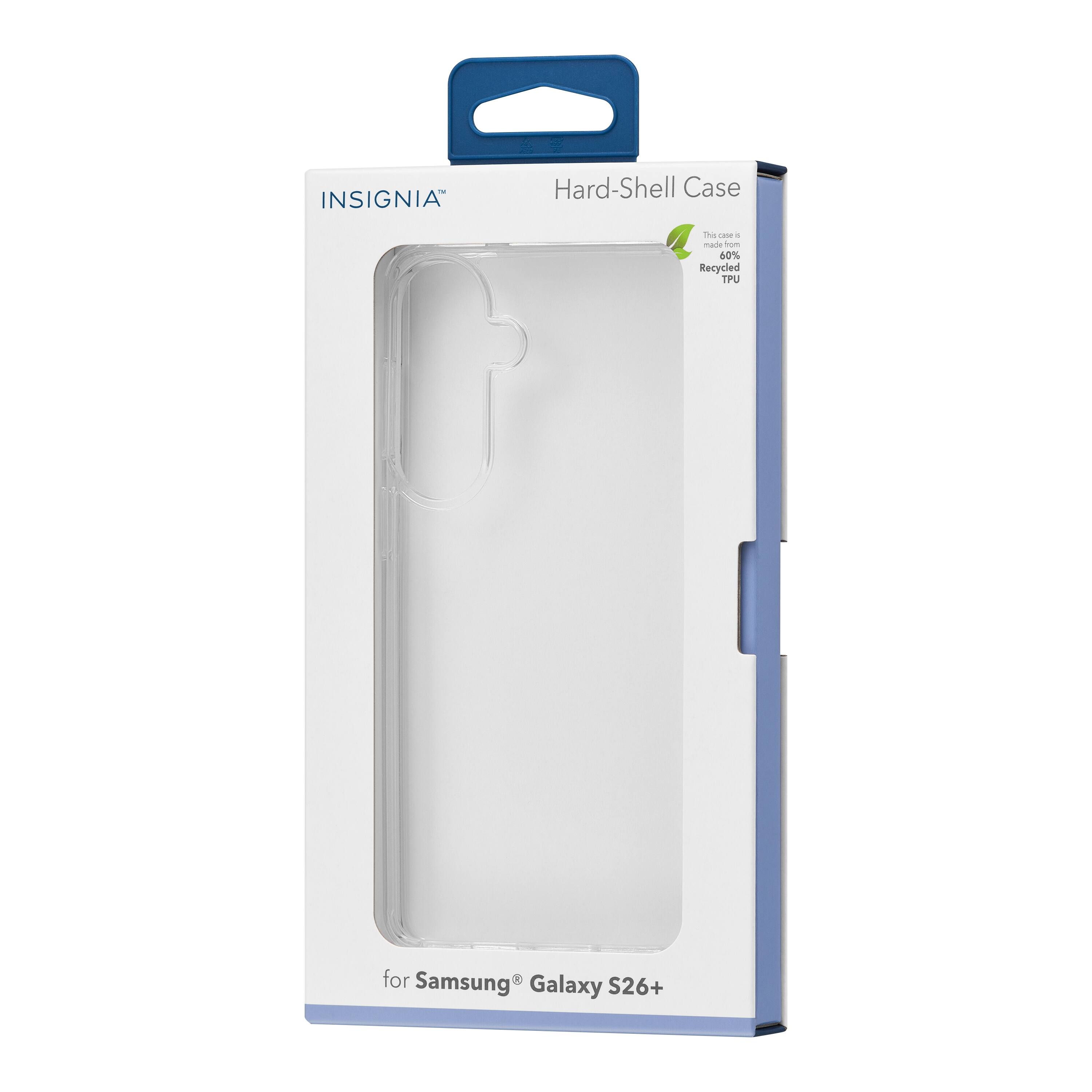 INSIGNIA Hard-Shell Case made with 60% Recycled TPU for Samsung Galaxy S26+
