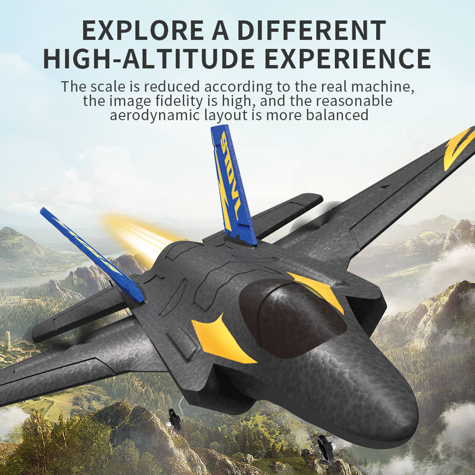 EXPLORE A DIFFERENT HIGH-ALTITUDE EXPERIENCE

The scale is reduced according to the real machine, the image fidelity is high, and the reasonable aerodynamic layout is more balanced