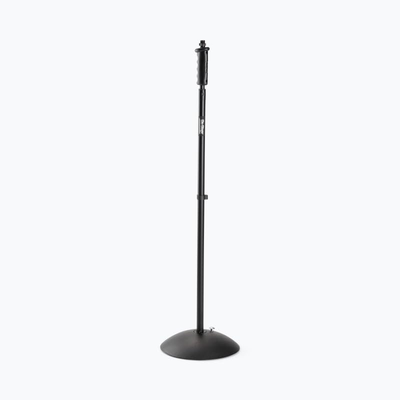 Alt View 6. On Stage Stands - On-Stage MS7255PG Pistol Grip Dome Base Microphone Stand - Black.