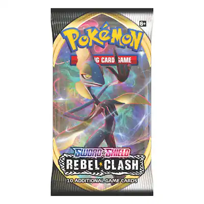 pokemon booster pack rebel clash TCG: Sword & Shield-Rebel : Toys & Games Catch up with a new generation inthe Pokmon TCG Pokemon Sword Shield Rebel Clash
