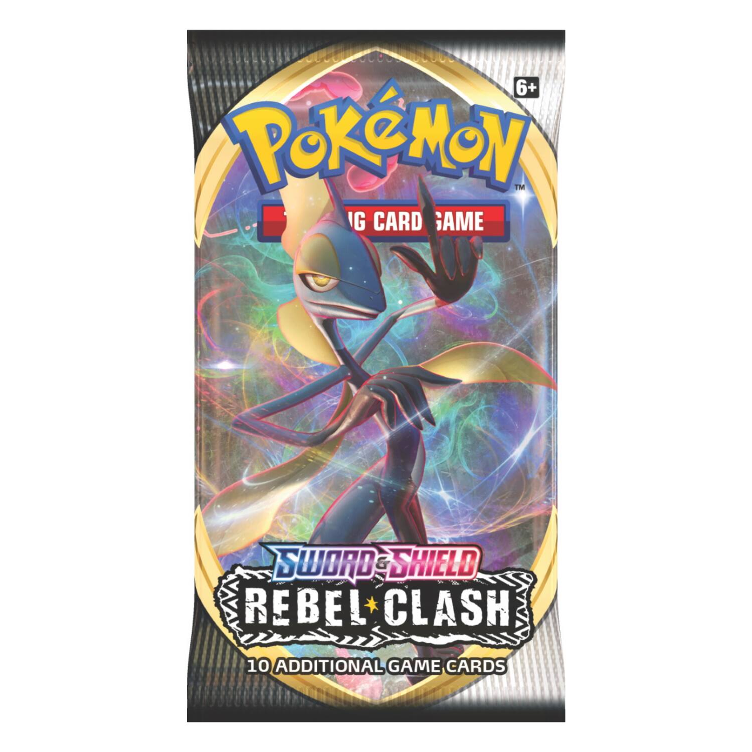 pokemon booster pack rebel clash TCG: Sword & Shield-Rebel : Toys & Games Catch up with a new generation inthe Pokémon TCG Pokemon Sword Shield Rebel Clash