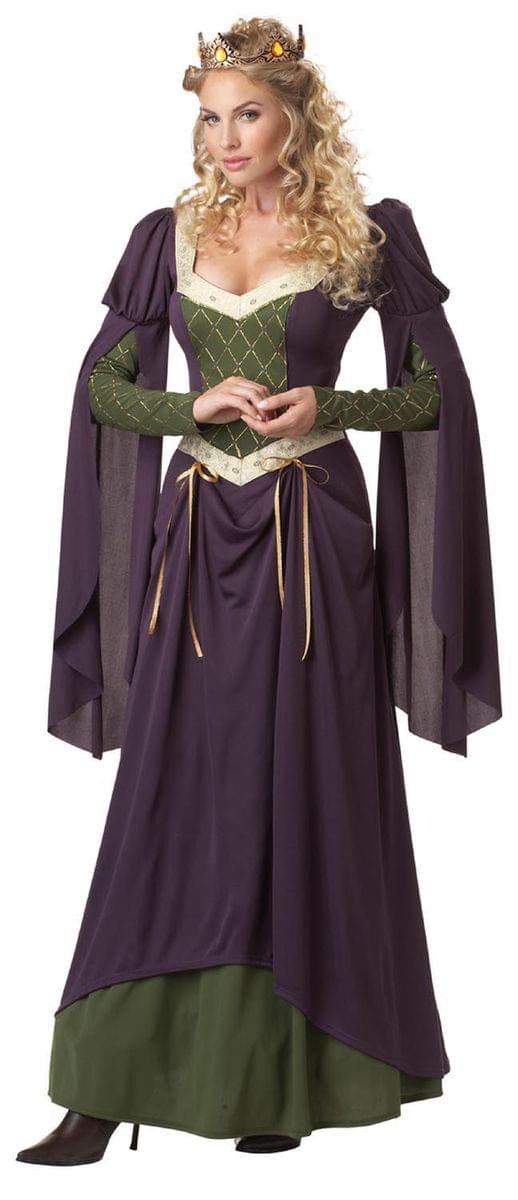 California Costumes - Lady In Waiting Medieval Queen Costume Adult Large 10-12 - Purple