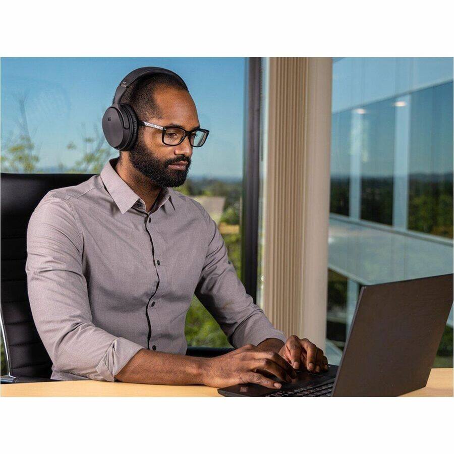 Alt View 1. Monoprice - Monoprice BT-300ANC Active Noise Cancelling (ANC) Bluetooth Headphones - Stereo - Mini-phone (3.5mm) - Wired/Wireless - Unknown.