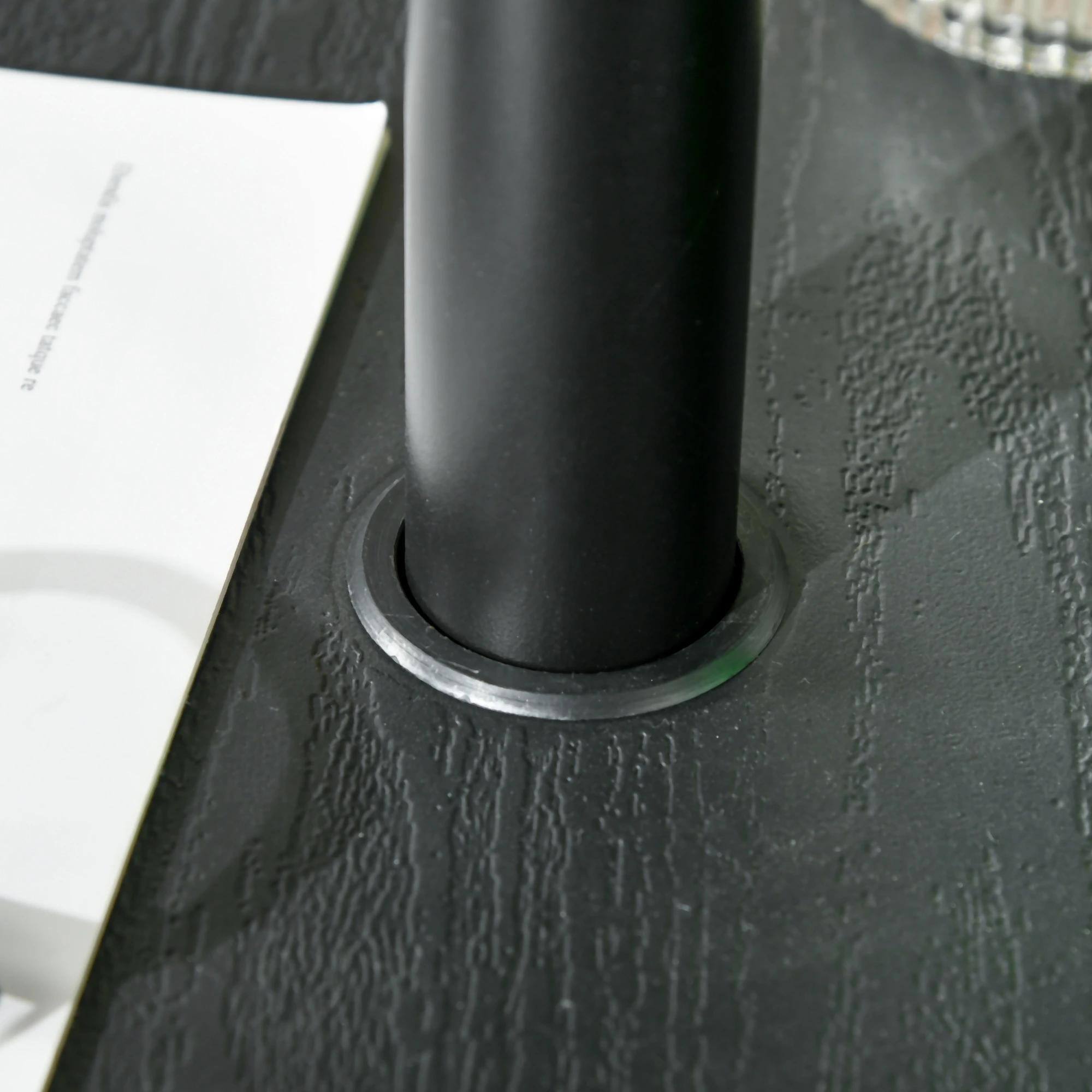 Alt View 5. Spaco - Spaco 23.5" Beach Umbrella Table Tray, Wine Holder and Towel Rack Combo - Black.