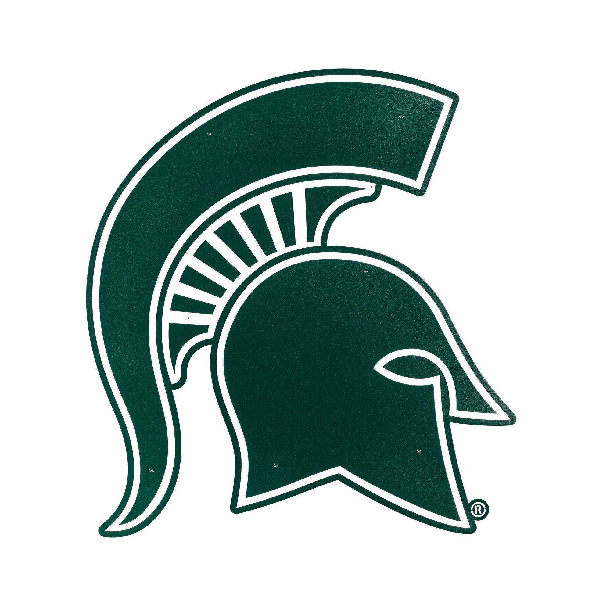 Michigan State Spartans 23" Layered Metal Wall Art Sign