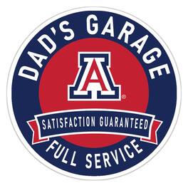 Fan Creations - Arizona Wildcats 16" Dad's Garage Wood Sign - Multicolor