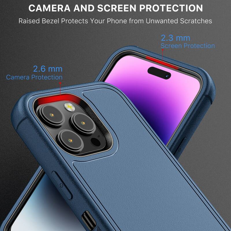 CAMERA AND SCREEN PROTECTION
Raised Bezel Protects Your Phone from Unwanted Scratches
2.3 mm Screen Protection
2.6 mm Camera Protection
