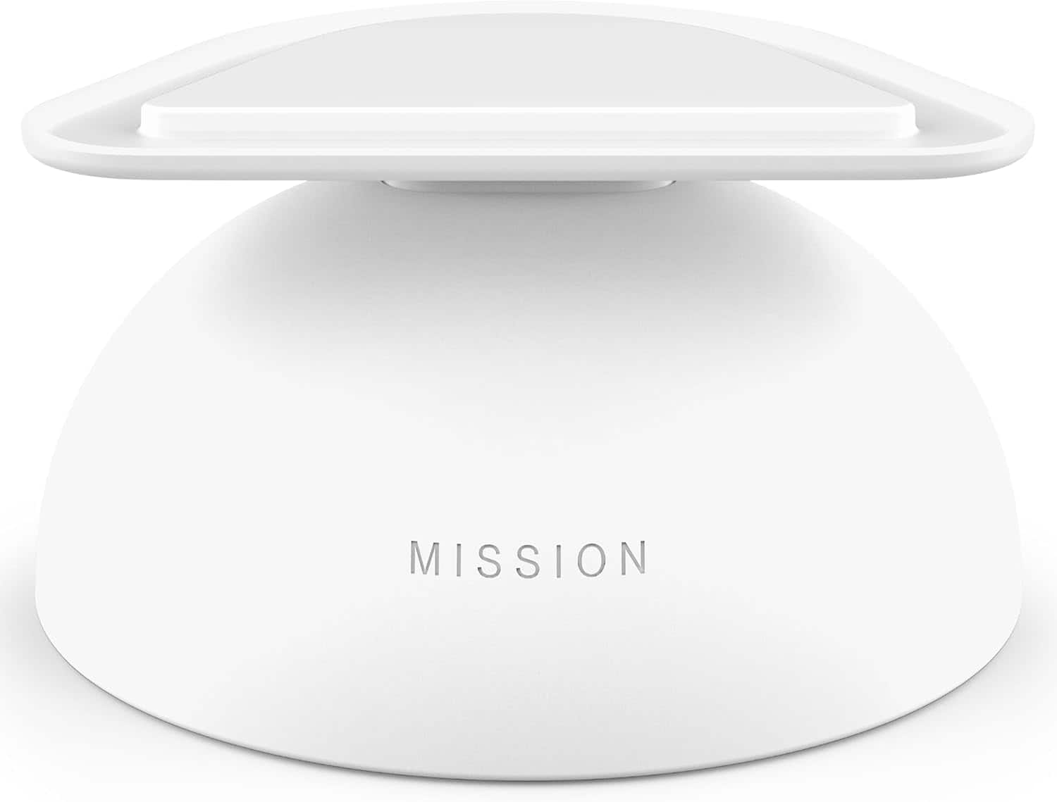 Front. Amazon - Made For Amazon Battery Base, for Echo Show 5 (3rd Gen, 2023 Release), White - White.