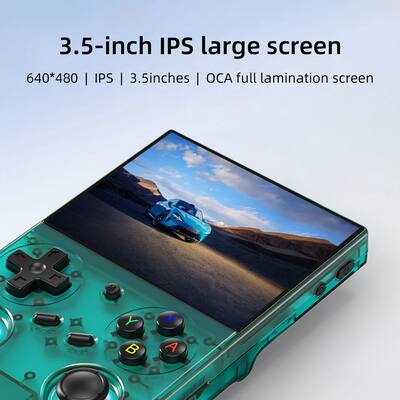 RG35XX Pro - Consola Retro Portátil Con 64GB, Pantalla 3.5", WiFi, HDMI | Soporta 30+ Emuladores, Batería 3200mAh