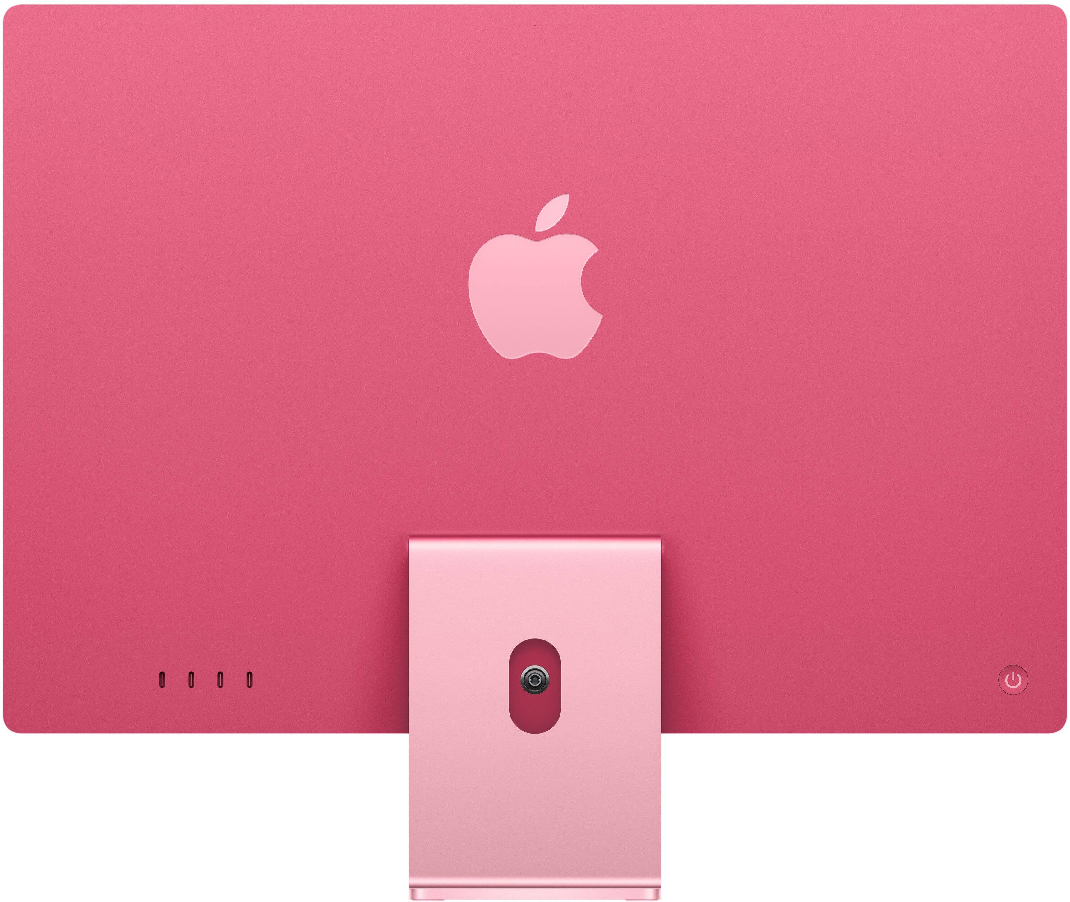 Alt View 1. Apple - iMac 24-inch All-in-One - M6 chip - 12 Core CPU - 12 Core GPU - Standard Glass - 16GB Memory - 256GB SSD - Pink.