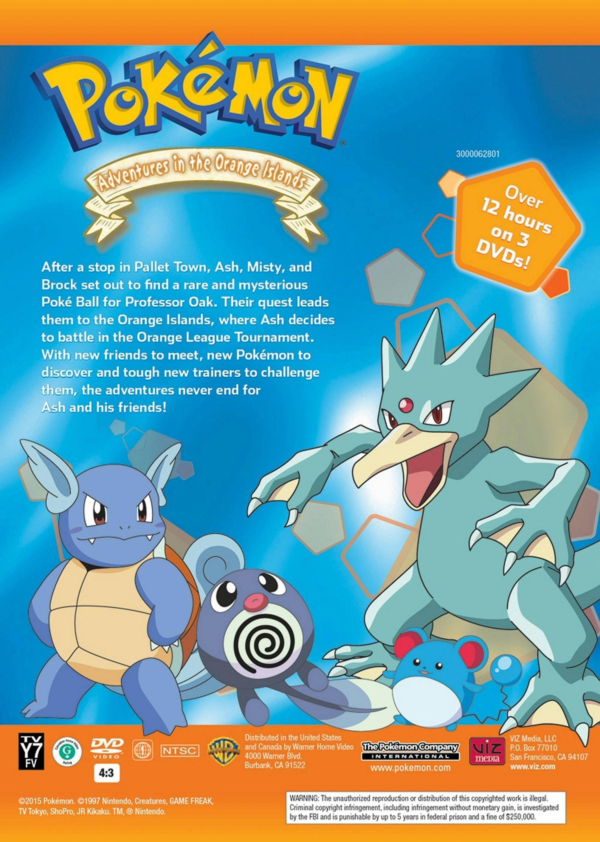 Angle. Pokémon: Adventures On the Orange Islands - Complete Collection (Box Set) [DVD].