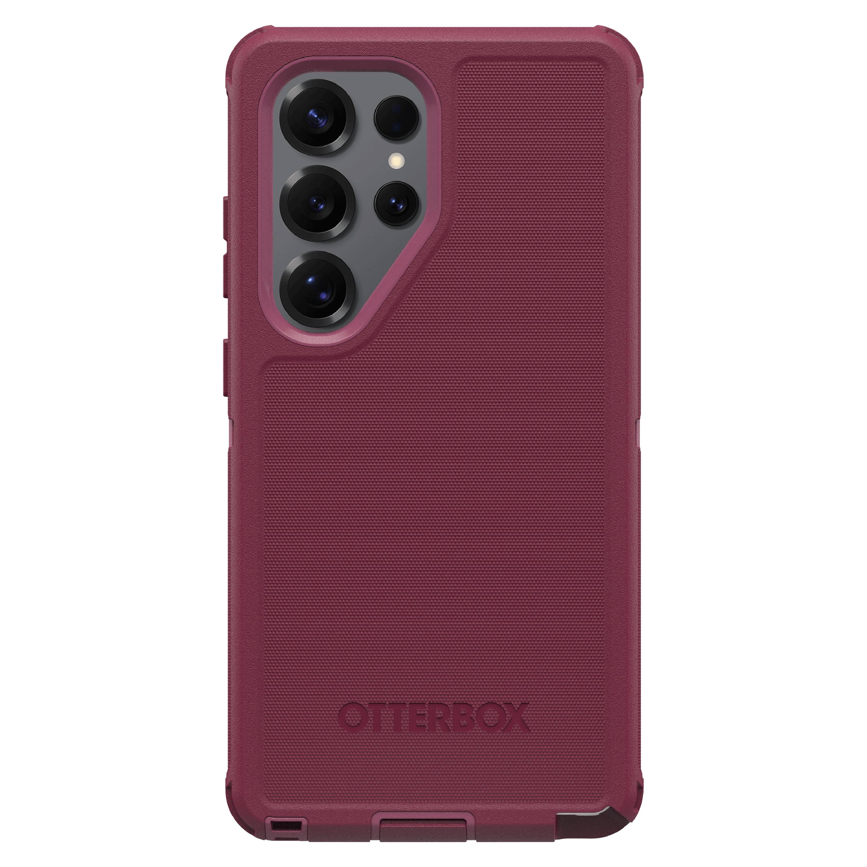 Angle. OtterBox - Defender Series Pro Hard Shell for Samsung Galaxy S25 Ultra - Pink.