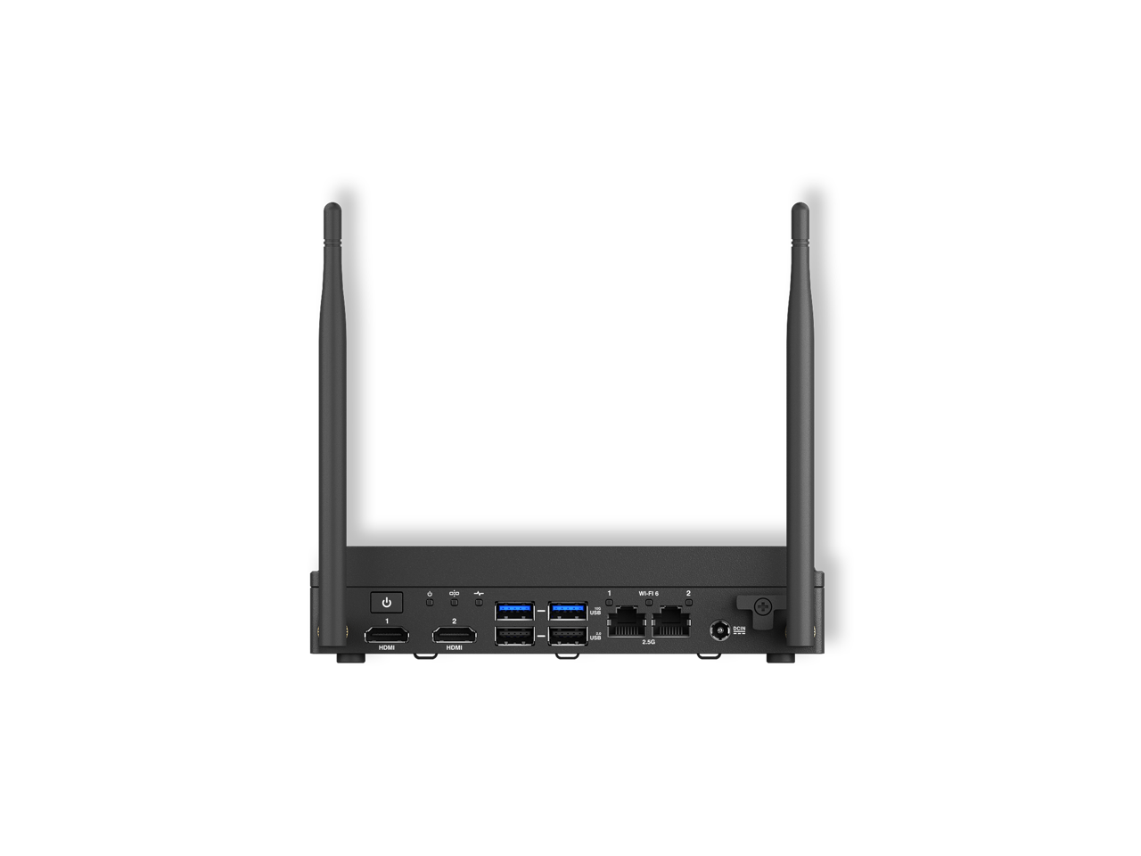 Front. ASUS - ASUS NUC 13 Rugged Bravo Canyon Intel Atom x7425E mini PC (90AS0021-M000T0) w/ DDR5 & M.2 Slots.