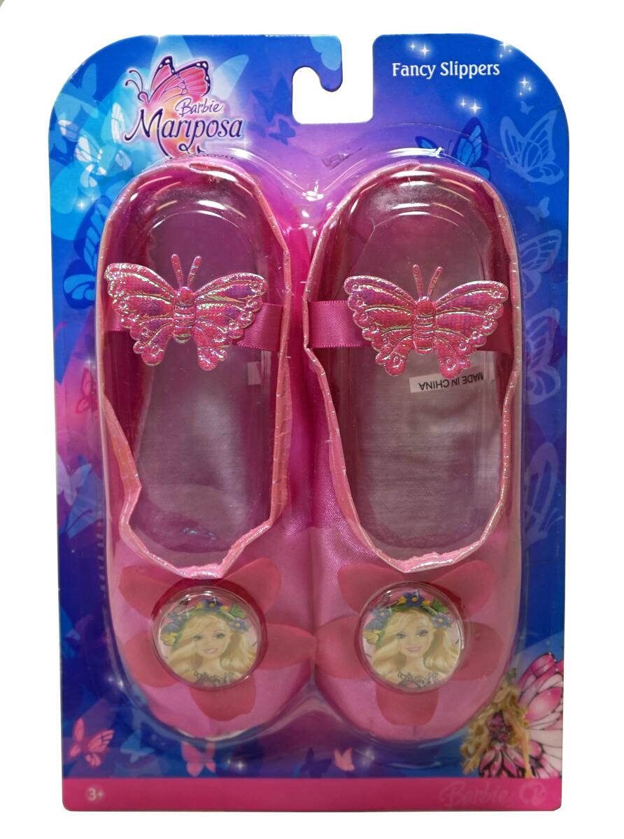 Barbie - Mariposa Fancy Play Slippers - The Perfect Accessory For Any Outfit - Multi