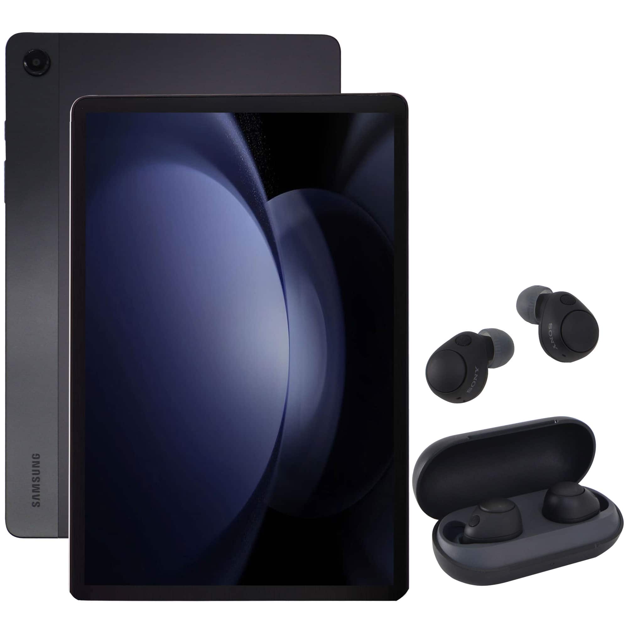 Samsung - Galaxy Tab A9+ Plus 11" 64GB Wi-Fi Tablet - and Earbuds Bundle - Graphite
