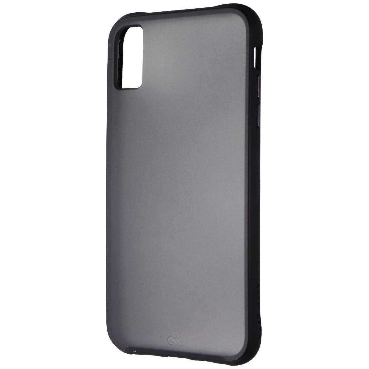 Front. Case-Mate - Case-Mate Tough Series Phone Case for Apple iPhone XS Max - Smoke / Black - Black.