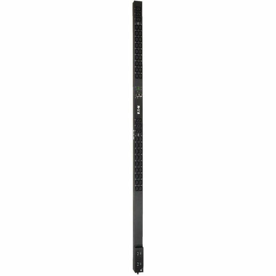 Alt View 2. Tripp Lite - Tripp Lite by Eaton PDU 5.5kW Single-Phase Monitored PDU LX Interface 208/230V Outlets (36 C13/6 C19) L6-30P 10 ft. - black.
