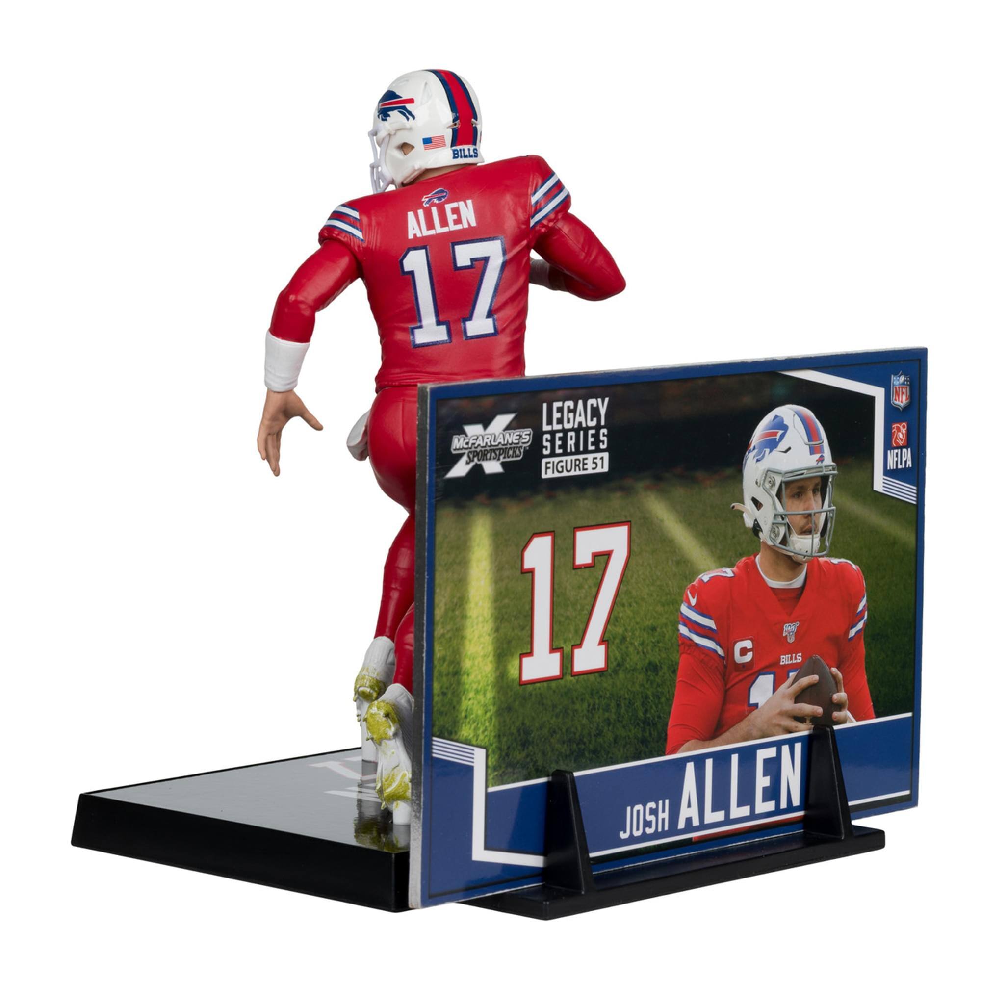 BILLS ALLEN 17 LEGACY SERIES SPOEMSPICAS 51 FIGURE 17 C BILLS JOSH ALLEN NFLPA