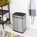 Alt View 13. Honey-Can-Do - 50 Liter Stainless Steel Sensor Trash Can - Silver.
